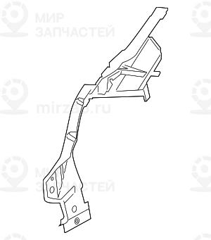 Полка брызговика п
 BMW 41117390610