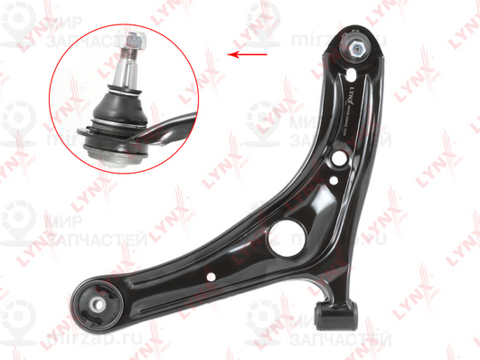 Рычаг независимой подвески колеса LYNX C5665L