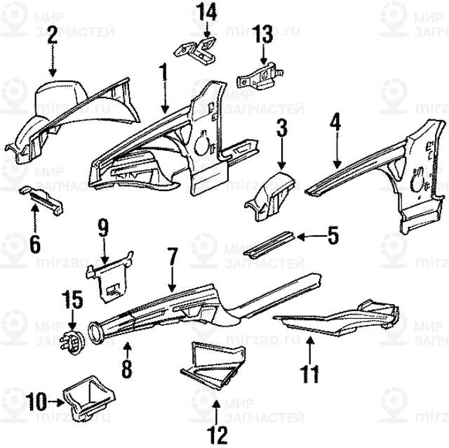 Запчасть BMW 41118122563