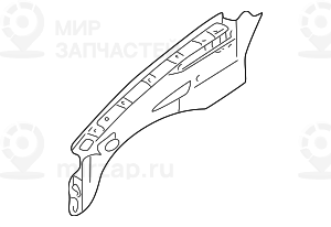 Полка брызговика П Пд
 BMW 41118265566