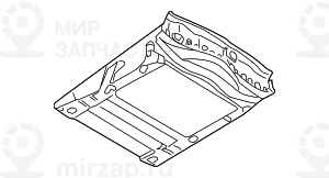 Пол багажного отделения
 BMW 41127002467