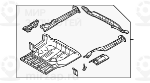 Пол багажного отделения BASIS
 BMW 41128185092
