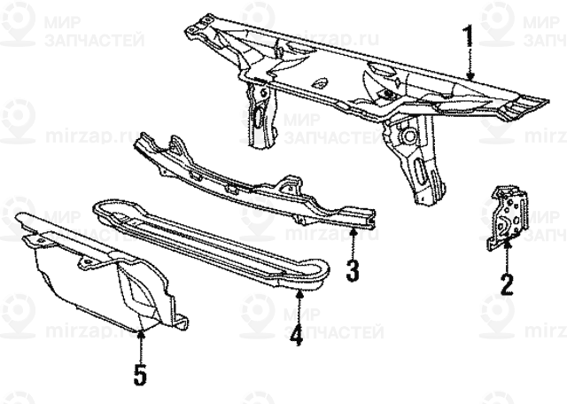 Щит передка
 BMW 41131978181