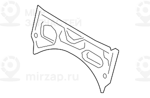 Опора щита передка
 BMW 41137204074