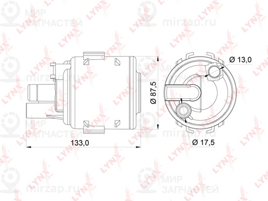 Фильтр топливный LYNX LF246M