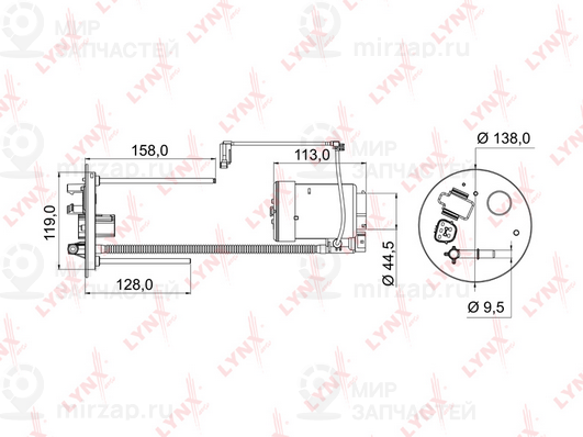 Запчасть LYNX LF972M