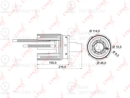 Фильтр топливный LYNX LF974M