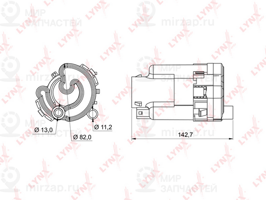 Фильтр топливный LYNX LF988M