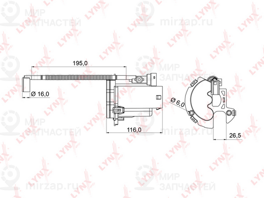 Фильтр топливный LYNX LF992M