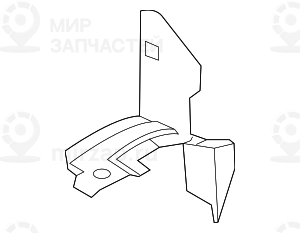 Кронштейн крыла Л
 BMW 41143403497