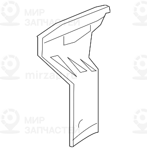 Деталь брызговика П Зд
 BMW 41147111252