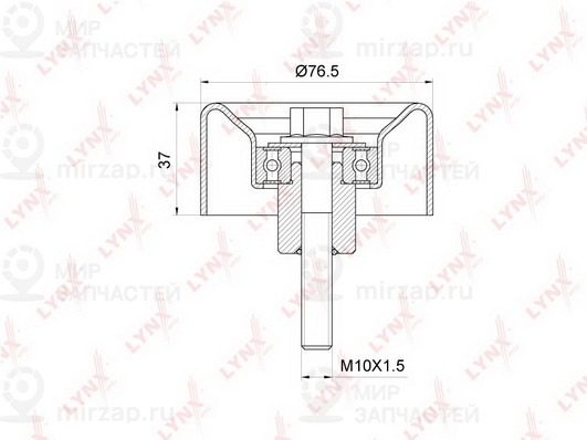 Паразитный / ведущий ролик поликлинового ремня LYNX PB7149