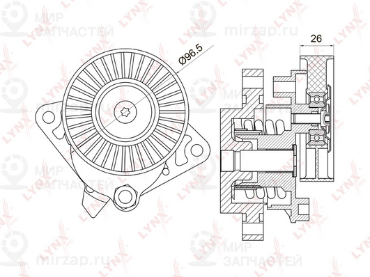 Запчасть LYNX PT3017