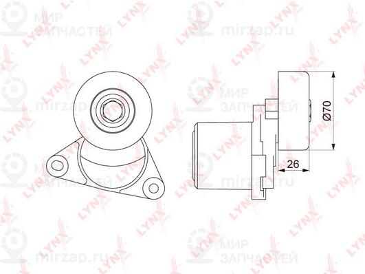 Натяжитель ремня ГРМ LYNX PT3201