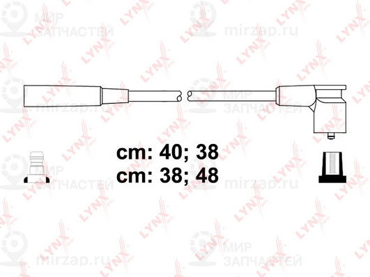 Комплект проводов зажигания LYNX SPC4614