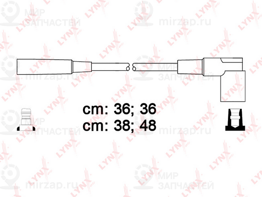 Комплект проводов зажигания LYNX SPC4615