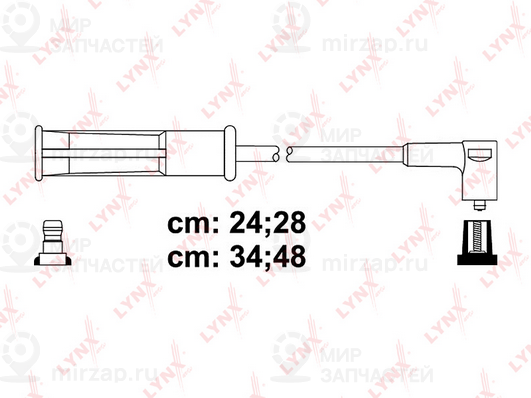 Комплект проводов зажигания LYNX SPC6343