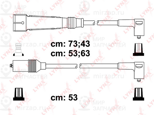 Комплект проводов зажигания LYNX SPE8023