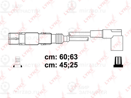 Комплект проводов зажигания LYNX SPE8036