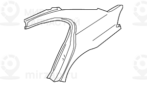Деталь крыла П Зд
 BMW 41217056494