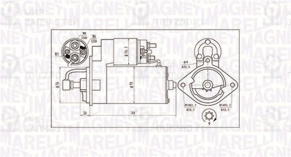 Стартер MAGNETI MARELLI 063720984010