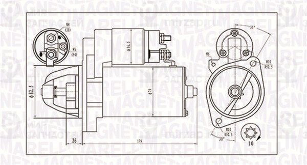 Стартер MAGNETI MARELLI 063721202010