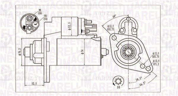 Стартер MAGNETI MARELLI 063721293010