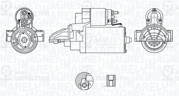 Стартер MAGNETI MARELLI 063721421010