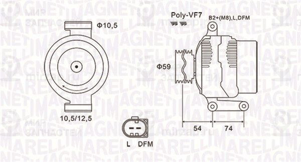 Запчасть MAGNETI MARELLI 063731922010