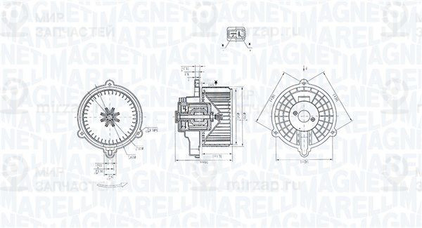 Вентилятор салона MAGNETI MARELLI 069412384010