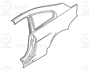 Крыло Л Зд
 BMW 41217120059