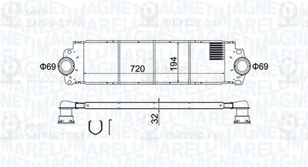 Интеркулер MAGNETI MARELLI 351319204200