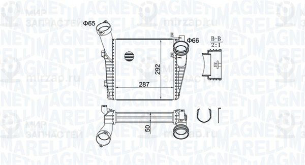 Интеркулер MAGNETI MARELLI 351319204400