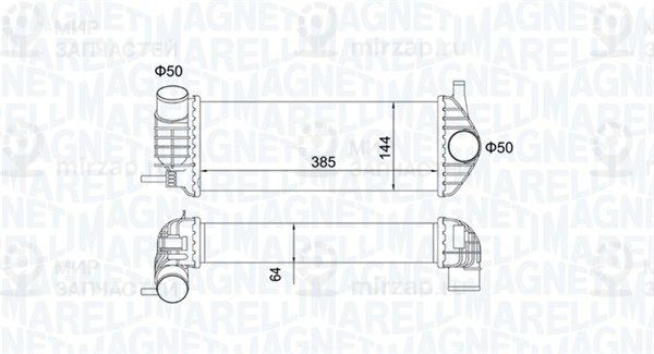 Интеркулер MAGNETI MARELLI 351319204480