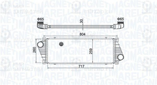 Интеркулер MAGNETI MARELLI 351319205020