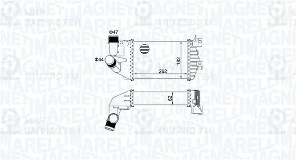 Интеркулер MAGNETI MARELLI 351319205080