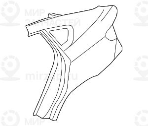 Крыло П Зд
 BMW 41217182716