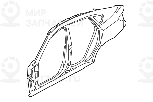 Боковина Л
 BMW 41217182727