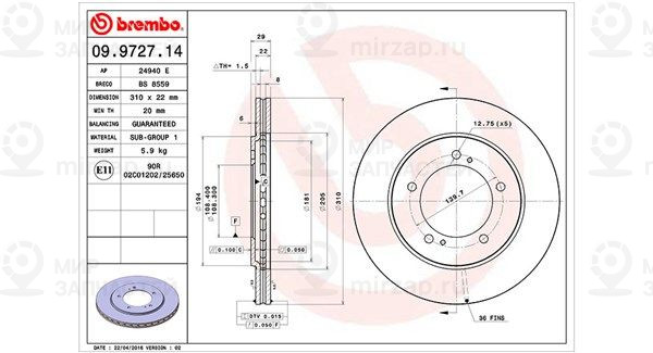 Тормозной диск MAGNETI MARELLI 360406009000