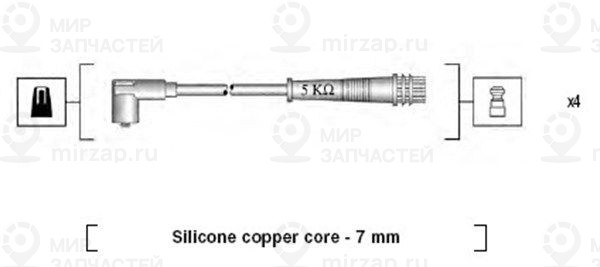 Комплект проводов зажигания MAGNETI MARELLI 941095790617