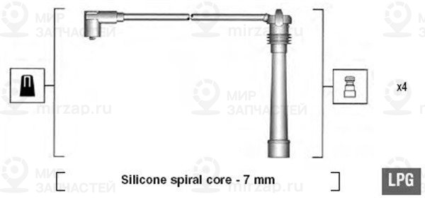 Комплект проводов зажигания MAGNETI MARELLI 941095980634