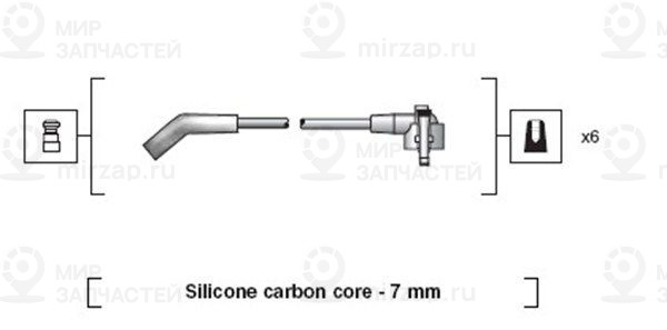 Комплект проводов зажигания MAGNETI MARELLI 941318111137