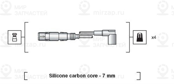 Комплект проводов зажигания MAGNETI MARELLI 941318111163