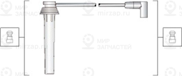Комплект проводов зажигания MAGNETI MARELLI 941318111276