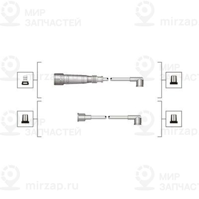 Комплект проводов зажигания MAGNETI MARELLI 941319170003