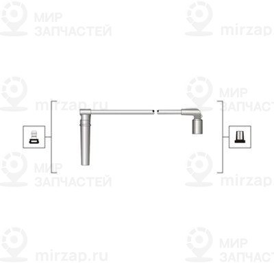 Комплект проводов зажигания MAGNETI MARELLI 941319170006
