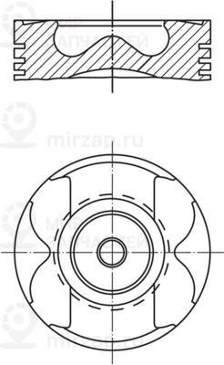 Поршень MAHLE 0045900