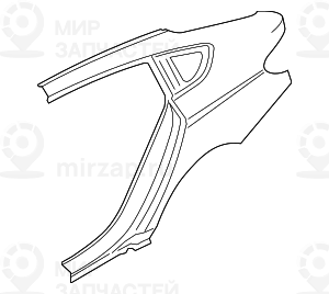 Крыло П Зд
 BMW 41217238610
