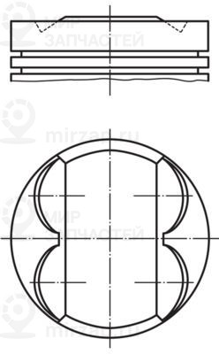 Поршень MAHLE 011PI00105001