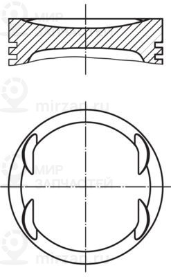 Поршень MAHLE 0157602